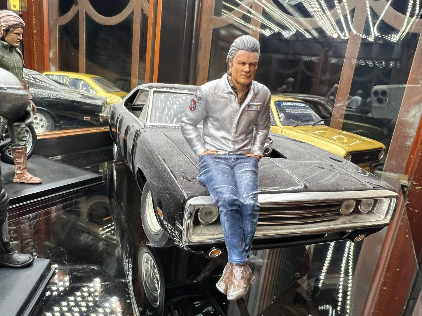 DEATH PROOF STUNTMAN MIKE Kurt Russell scale resin movie TV SHOW figure model 1.18 1.35 1.24 1.12