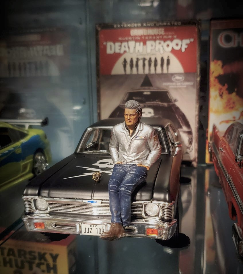 DEATH PROOF STUNTMAN MIKE Kurt Russell scale resin movie TV SHOW figure model 1.18 1.35 1.24 1.12